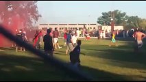 Polis futbolculara plastik mermi sıktı!