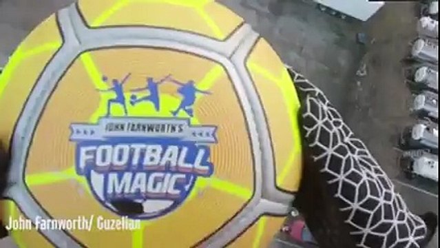 Messi'nin rekorunu 42 metreden böyle kırdı!