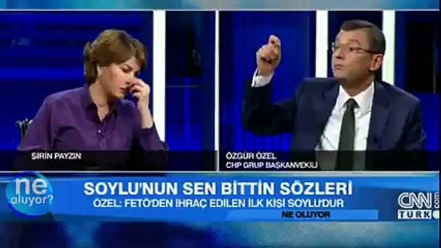 CHP'li Özgür Özel: FETÖ'den ihraç edilen ilk kişi Süleyman Soylu'dur