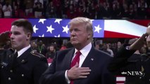 ABD ulusal marşını okurken zorlanan Trump'a tepki: Bu iki yüzlülüğün iğrenç bir görünümü...