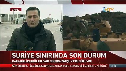 Afrin Harekatı'nda 4.gün: Burseya Dağı bombalanıyor