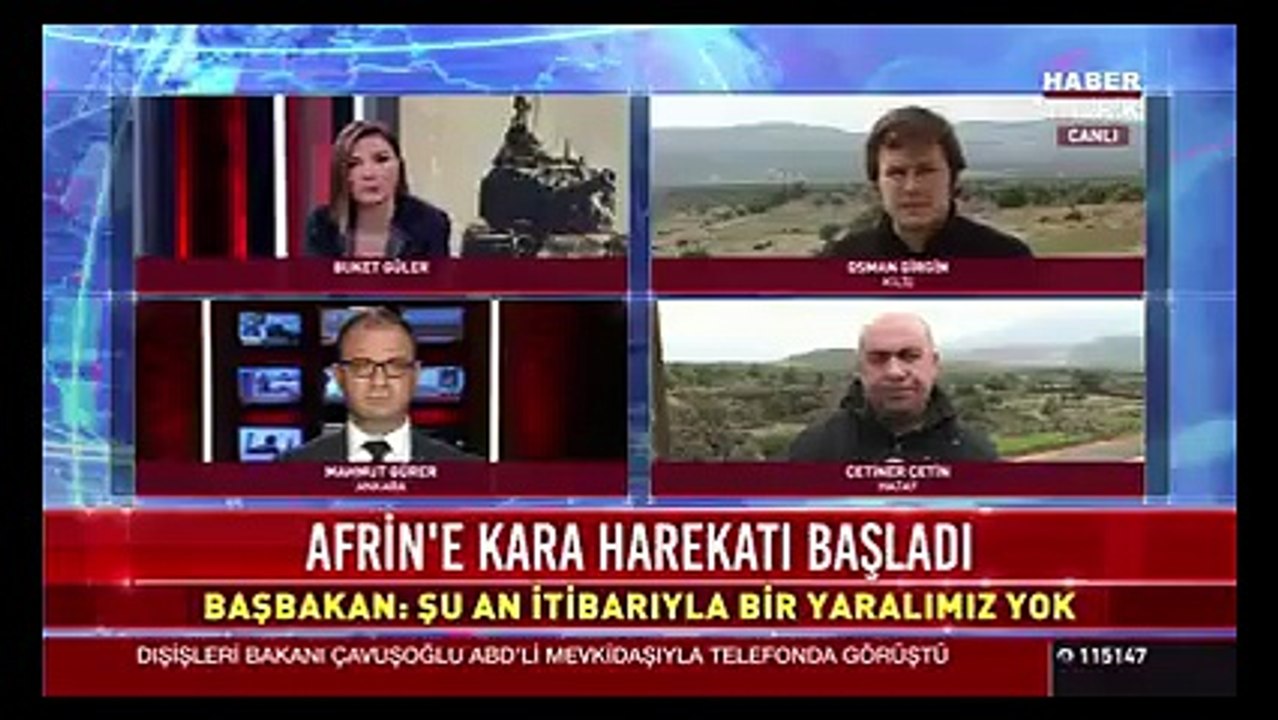 İşte Türk askerinin Afrin'deki ilk görüntüleri