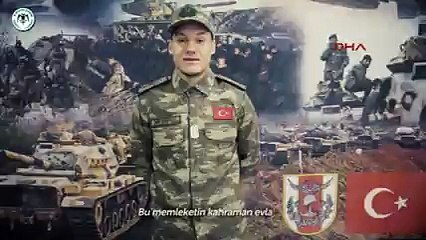 Atiker Konyasporlu futbolcular, Afrin operasyonundaki askerler için klip hazırladı