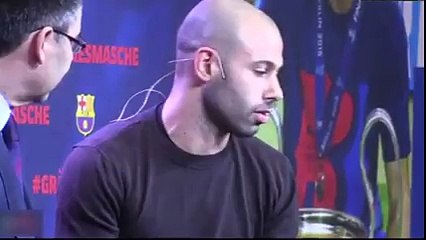 Mascherano&#39;nun vedası İniesta&#39;yı ağlattı!