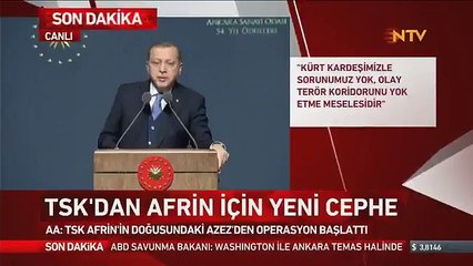 Cumhurbaşkanı Erdoğan: Afrin&#39;den geri adım atmak yok!