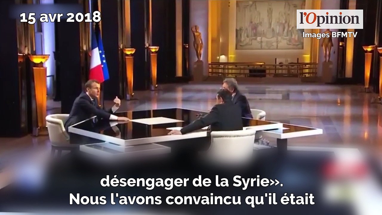 Syrie: quand la Maison Blanche contredit Emmanu...