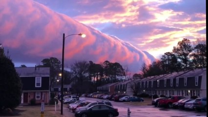 ABD'de dev bulut kümesi görüldü, işte o anlar!