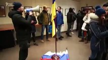 Ukraynalı radikaller, Kiev'deki Rus Bilim ve Kültür Merkezi'ne saldırdı
