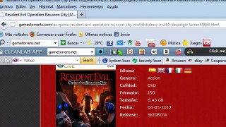 Descargar e instalar Resident Evil Operation Raccoon City para PC