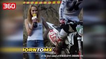 Gazetarja sportive merr në intervistë motoçiklistin, ajo që ndodh në fund i shkrin të gjithë së qeshuri (360video)
