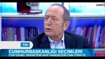 Akif Hamzaçebi CHP&#39;nin oy oranını açıkladı