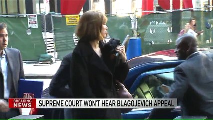 U.S. Supreme Court Rejects Blagojevich Appeal