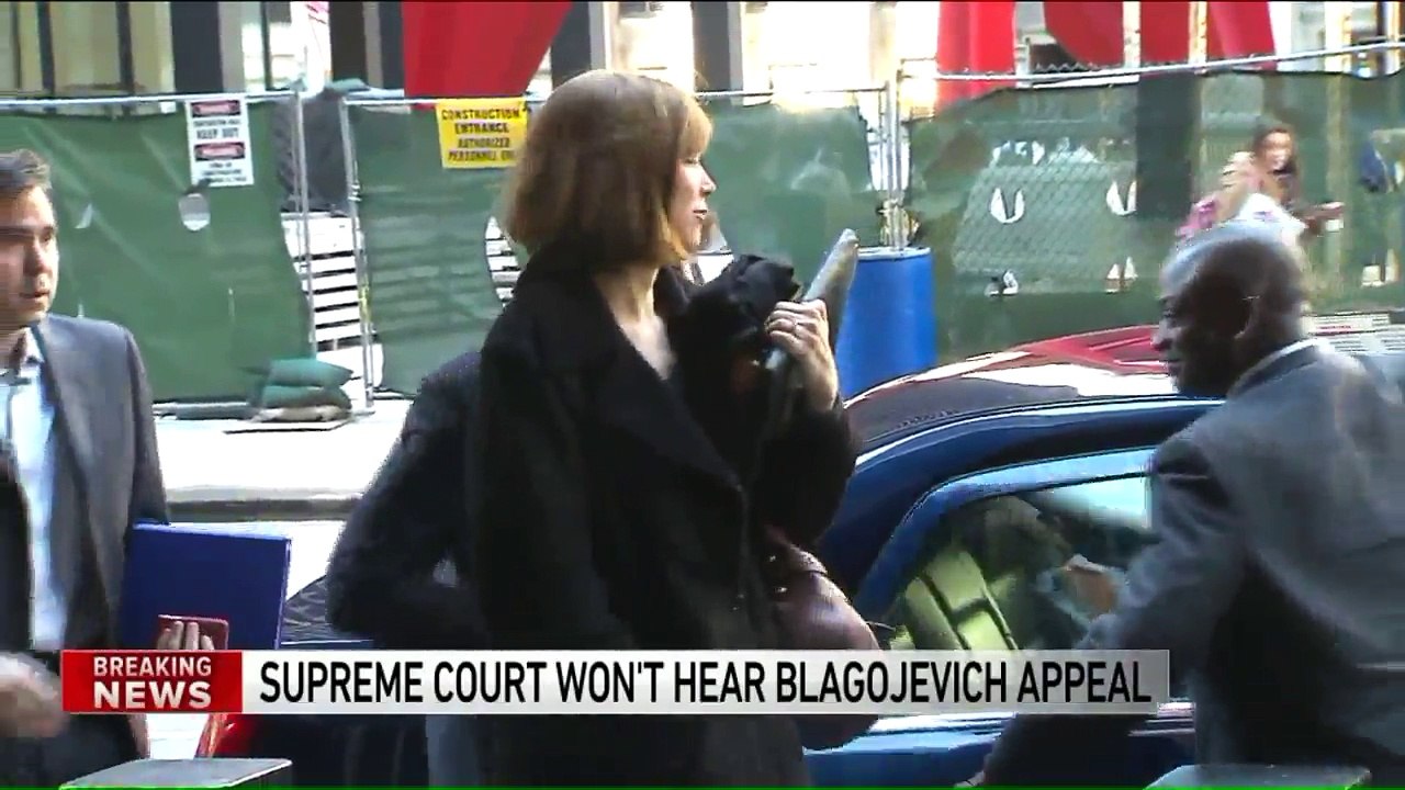 U.S. Supreme Court Rejects Blagojevich Appeal