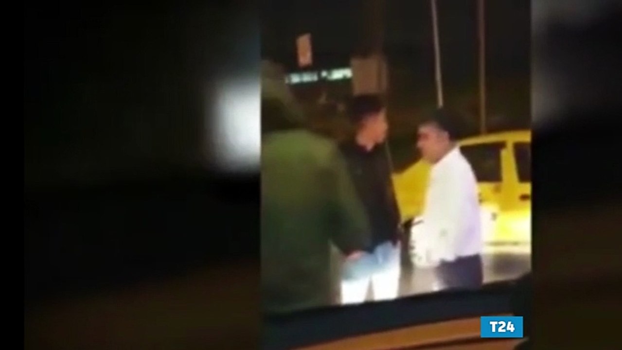 Taksiciden UBER şoförüne tehdit: Şimdi ben seni...