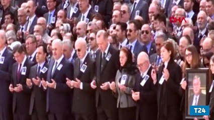 Hasan Celal Güzel, TBMM&#39;de düzenlenen törenle son yolculuğuna uğurlandı