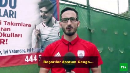 Altınordulu futbolculardan Cengiz Ünder&#39;e İtalyanca mesaj!