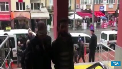 Terör şüphelileri Mehter Marşı ile adliyeye getirildi