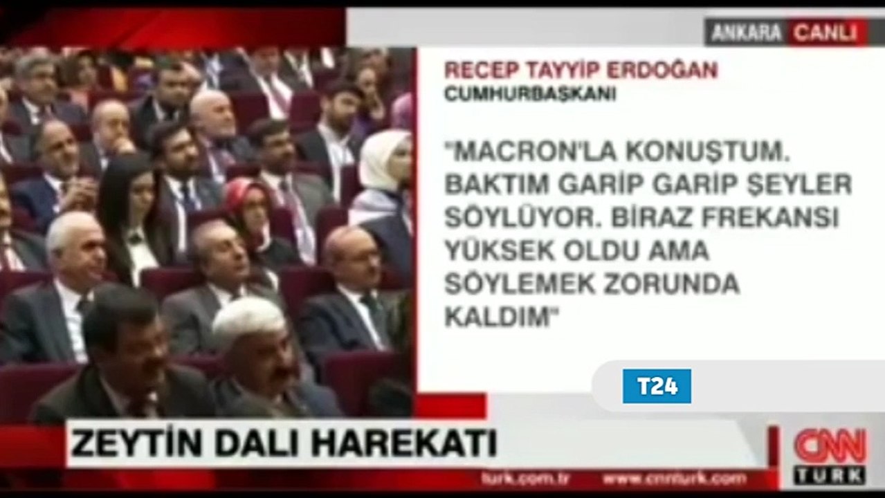 Cumhurbaşkanı Erdoğan: Geçen hafta Macron ile konuştum, baktım garip garip şeyler söylüyor...