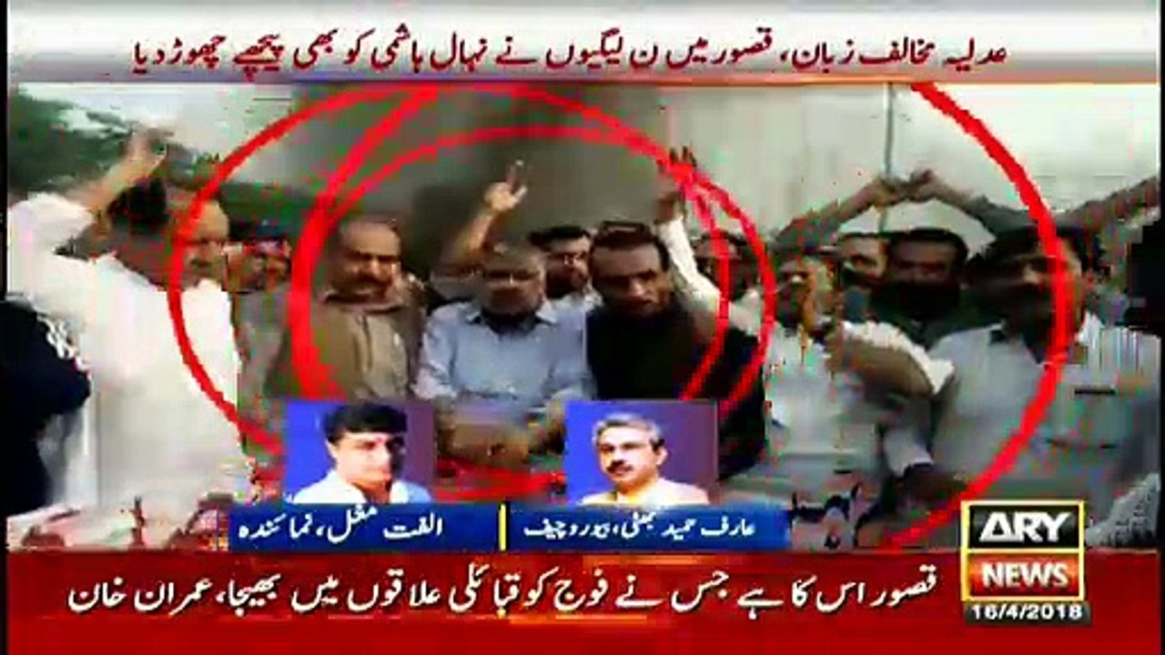 PML-N Activists Using Filthy Language against Judiciary