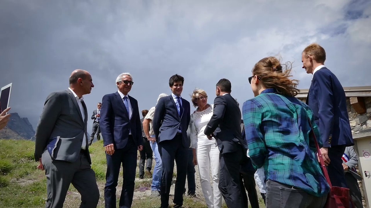 Inauguration d'un pylône multi-opérateurs à Besse-en-Oisans (Isère)