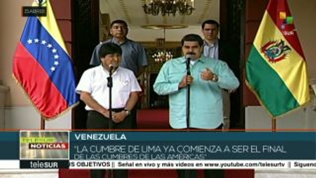 Maduro: Lima 2018 podría se el final de la Cumbre de las Américas
