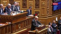 Jean-Yves Le Drian devant le Sénat