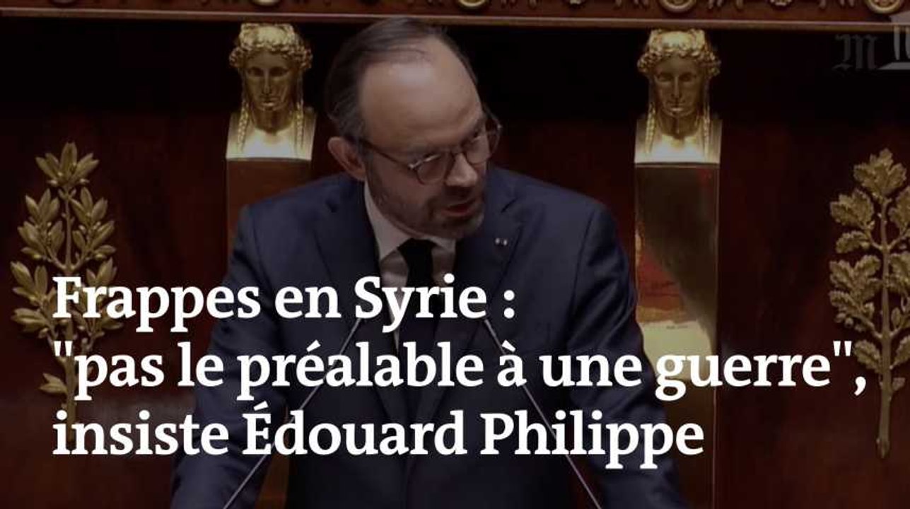 "Nos frappes en Syrie ne sont pas le préalable...