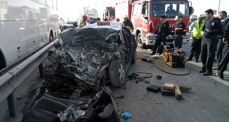 E-5'te Kartal Mevkiinde 4 Kişinin Öldüğü Feci Kaza Kamerada