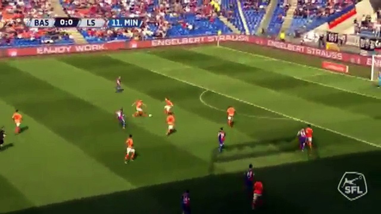 Basel 1:0 Lausanne (Switzerland. Super League. 15 April 2018 )