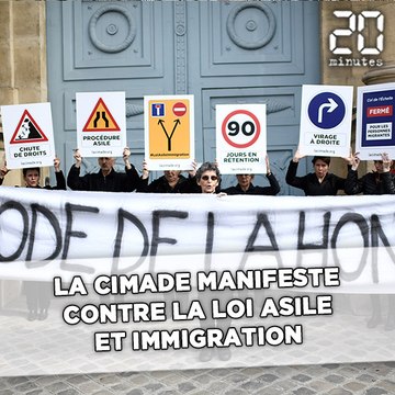 La Cimade manifeste contre la loi asile et immigration