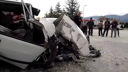 Mudurnu'da trafik kazası: 1 ölü - BOLU
