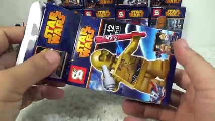 sy C-3PO 스타워즈 레고 짝퉁 미니 피규어 드로이 로봇 조립기