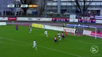 Chiasso 2:1 Servette (Switzerland. Challenge League. 15 April 2018)