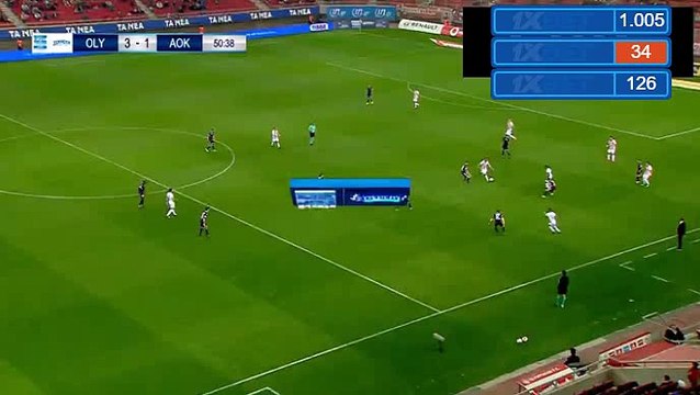 Konstantinos Fortounis Goal HD - Olympiakos Piraeus	3-1	Kerkyra 16.04.2018