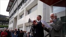 Francis Lahaut, intervention manifestation pour la défense des services publics de l'hôpital