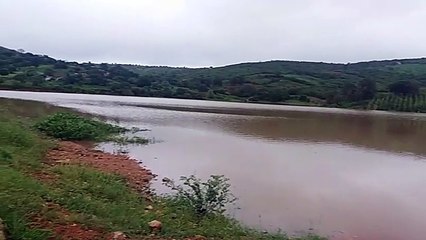 Açude de Bernardino Batista, no Sertão da Paraíba