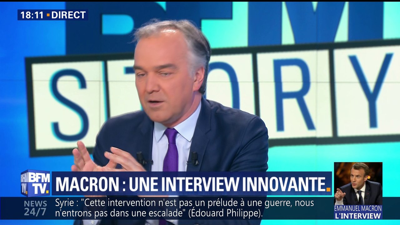 Emmanuel Macron: une interview innovante