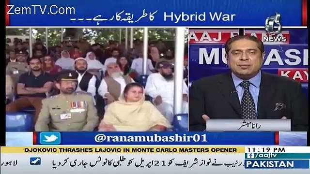 Aaj Rana Mubashir Kay Saath – 16th April 2018