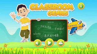 kids math tables up to 10 - Classroom Genius learn multiplication tables with fun