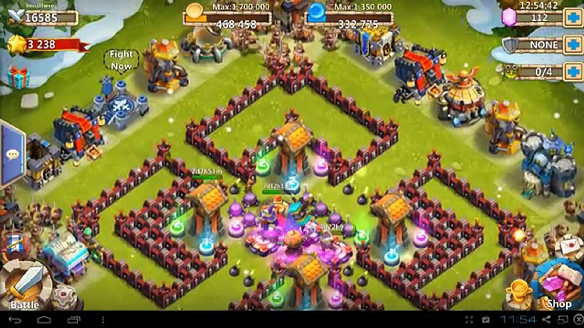 Castle Clash - Here Be Monsters - Wave F - Best Setup For Town Hall Level  15 - 動画 Dailymotion