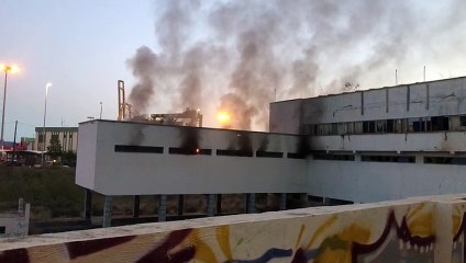 Incendio declarado en el balneario de Santa Cruz de Tenerife