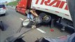 Latest News:AMAZING Motorcycle ACCIDENT Bike VS Truck Lane Splitting CRASH Biker HITS Semi 18 Wheeler FAIL 2016