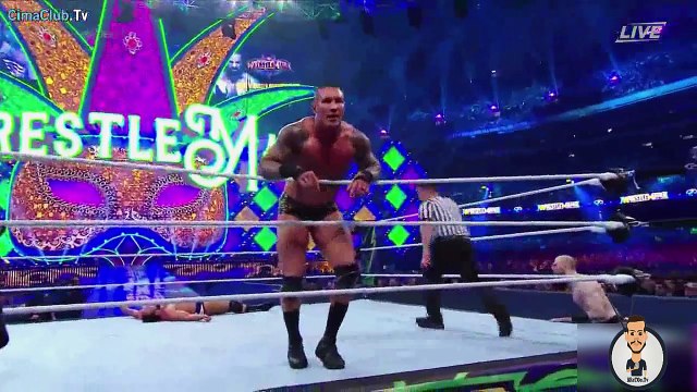 Wrestlemania 34 ● Randy Orton 3 Rko Outta Nowhere in 1 Minute