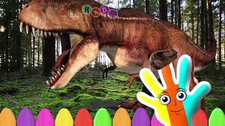 Dinosaur Tyrannosaurus Movie Nursery Rhymes Finger Family ◕‿◕ KidsF