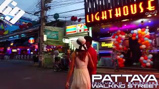 The evening of the Pattaya WalkingStreet