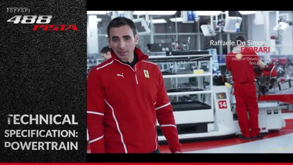 Ferrari 488 Pista: powertrain