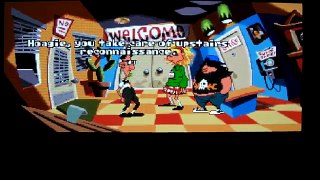 Day of the Tentacle running on Samsung Galaxy S with ScummVM