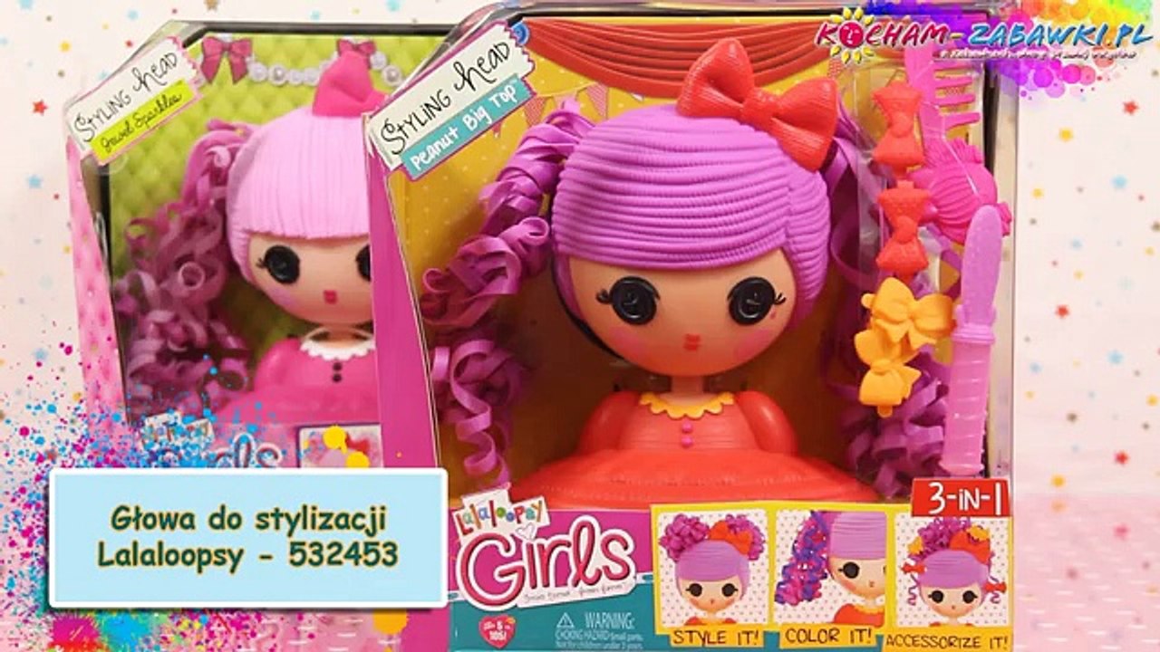 Lalaloopsy Girls - Doll Styling Head / Głowa do Stylizacji - Peanut Big Top / Fistaszka - 532453