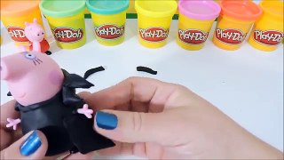 Peppa Pig se Transforma em Cinderella e Malévola com Massinha de Modelar Play-Doh!!! Em Portugues