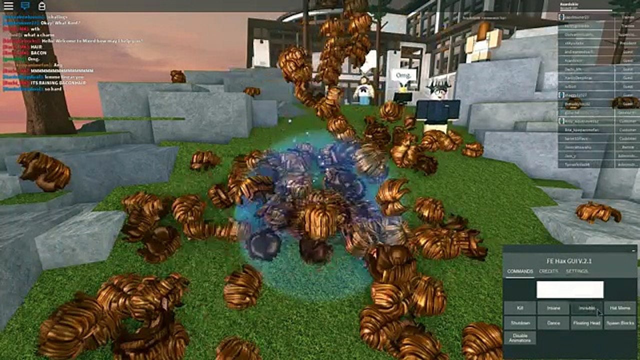 THE GREAT BACON HAIR ATTACK!!!｜ROBLOX EXPLOITING #58